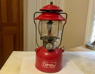 Vintage 1976 Coleman " Red " Lantern No.  200a All And Beauty