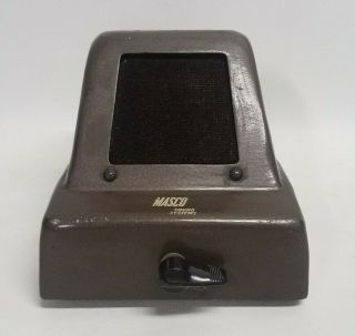 Vintage Masco Model Jr Intercom Remote Sub Station Speaker,  Mark Simpson Mfg Co.