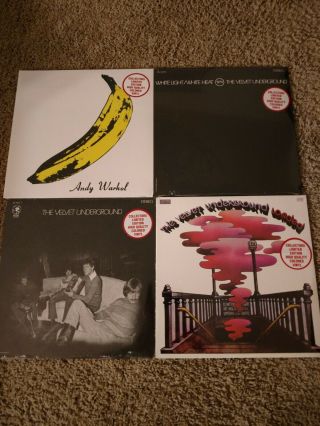 Velvet Underground Nico First 4 Lp Colored Vinyl White Light Heat Loaded