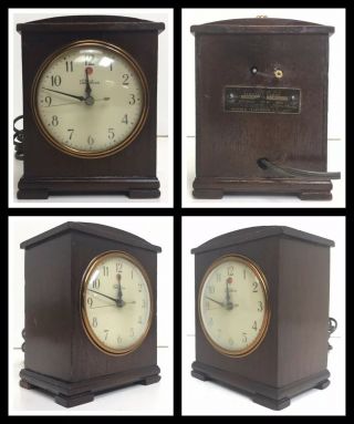 Vintage Telechron Gorgeous Electric Clock Model 329 Great Ashland,  Mass.