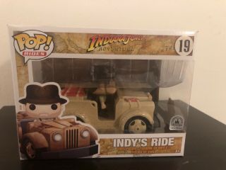 Indiana Jones Indy’s Ride Funko Pop Rides Exclusive Disney Parks Rare Nib