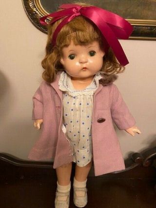 Vintage Composition Marked 19 " Effanbee Patsy - Ann Doll