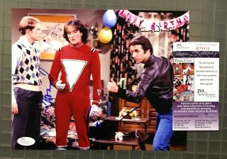 Robin Williams Henry Winkler & Ron Howard Signed 8x10 Happy Days Photo Jsa