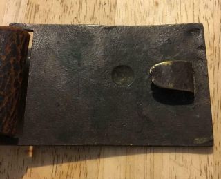 1860s American Civil War - Era Federal Officer’s Belt - Plate Leather Belt 3
