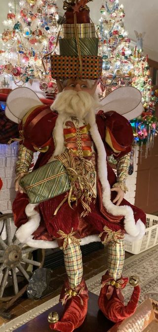 Rare Mark Roberts Santa Elf Fairy 43” Size Large Vintage Christmas