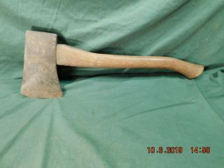 Vintage Stanley " 4 Square " Hand Axe Stamped Stanley Sw 3 - 3/4 " Edge Antique Tool