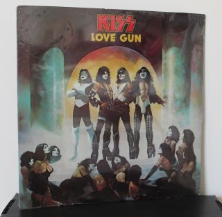 Kiss Lp “love Gun” Casablanca 7057 Orig 1977 With Gun No Cuts