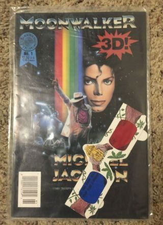 Michael Jackson Moonwalker 3d Comic Book - Factory