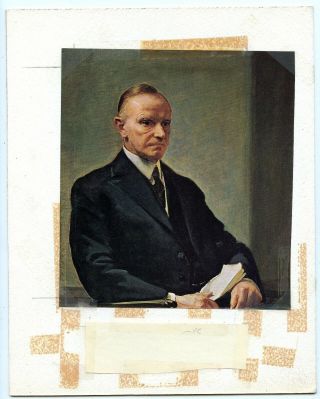 Warren G.  Harding Cut Signature Matted with a Picture 2