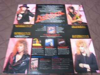 Dokken Back for Dokken The Best of Japan Promo only Vinyl LP Don George Lynch 3