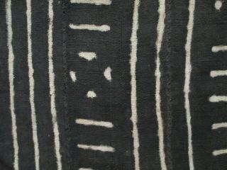 Authentic African Handwoven Mud Cloth Textile From Mali Brown 52 