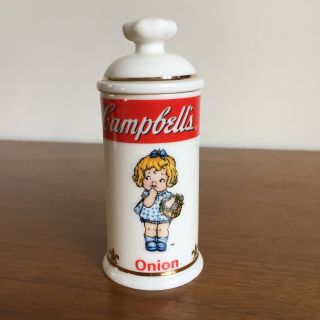 Vintage Campbells Soup Kids Spice Jar Single Ceramic Onion Danbury 1995
