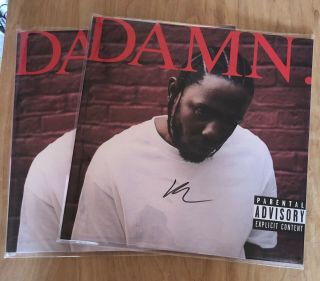 Kendrick Lamar - Damn.  - Limited Red Colored Vinyl Signed Autographed - Hip Hop