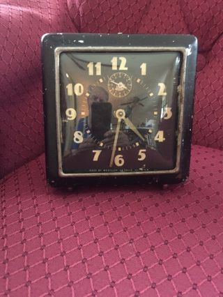 Vintage 1930’s Alarm Clock.  Prof.  Cleaned,  Running And Keeping Time