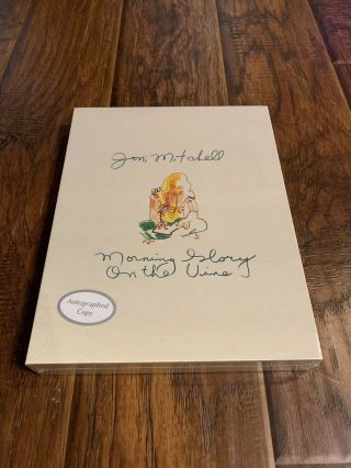 Joni Mitchell Autographed/signed Morning Glory On The Vine Book -