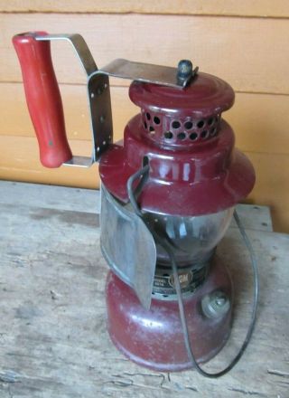 Vintage 3016 AGM Company Coleman Camping Lantern w/ optional reflector Handle 2