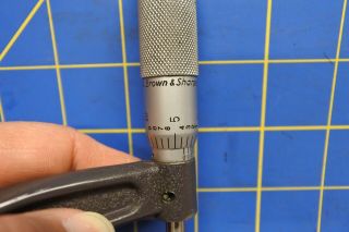 Vintage Brown & Sharpe 3 - 4” Micrometer 3
