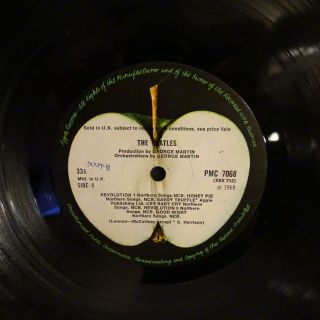 Beatles White Album MONO Top Loader No EMI 1st Press COMPLETE Low Number 3