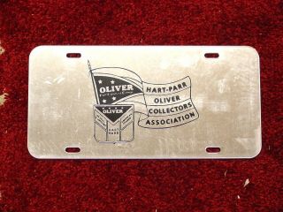 Oliver Hart - Parr Collector License Plate - Plastic Mirror Like Finish