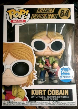 Funko Pop Rocks Kurt Cobain Funko Shop Exclusive Nirvana