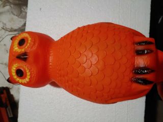 Vintage Halloween Blow Mold Owl Union Products