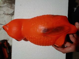 Vintage Halloween blow Mold Owl Union Products 2