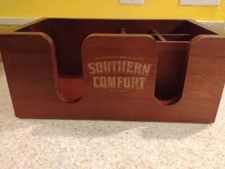 Southern Comfort Wooden Bar Caddy