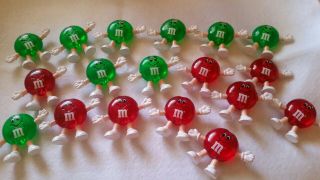 Vtg 1993 M&m Candy Happy Light Christmas Vintage Red Green Covers (18 Total)