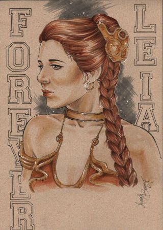 Slave Leia (09 " X12 ") By Mariah Benes - Ed Benes Studio