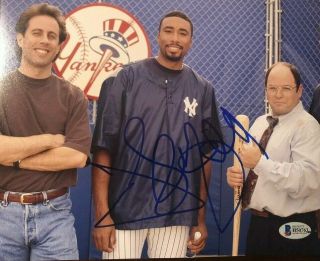 Jerry Seinfeld Signed Autographed 8x10 Photo Full Signature Yankees Beckett