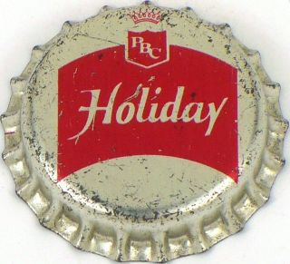 1950s Wisconsin Potosi Holiday Beer Silver Cork Crown Tavern Trove W