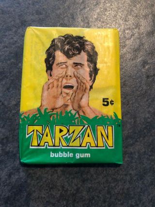 1966 Philadelphia Gum Tarzan 5 Cent Wax Pack
