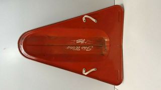Vintage Sno Wing Red Metal Snow Sled By Blazon