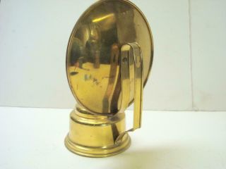 Antique Hornet Brass Reflector Oil Lamp England - Hand Held or Wall Mount Ready 3