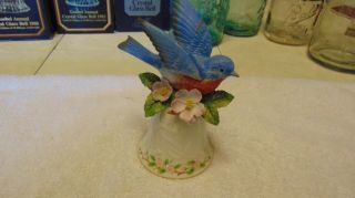Collectible Lenox Bird Bell.  Bluebird.  Fine Porcelain
