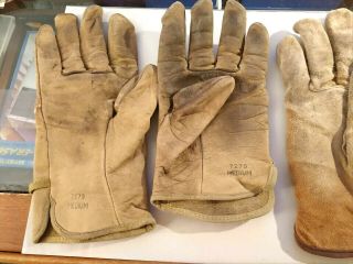 Vintage Wells Lamont Trucker ' s Special Leather Gloves Freddy Krueger Size Medium 3