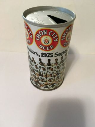 Beer Can - 1975 Iron City Steelers Superbowl