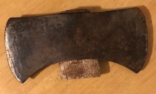 Vintage Vaughan Value Brand Double Bit 3 1/2 Lb Axe Made In Usa (head Only)
