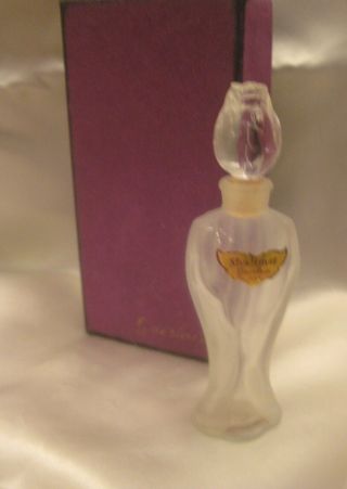 Vintage Guerlain Shalimar Perfume Bottle And Box