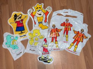 Burger King/pizza Hut Puppets Vintage Rare Premium Toy