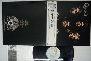 Queen 2 Elektra P - 6551e Japan Obi Vinyl Lp