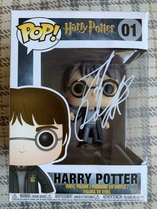 Daniel Radcliffe Signed Funko Pop Harry,  Harry Potter 01