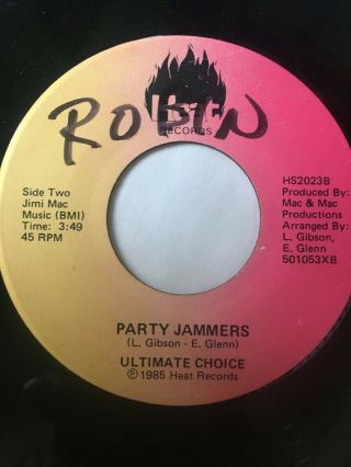 Modern Soul Boogie 45/ Ultimate Choice " Party Jammers " Hear