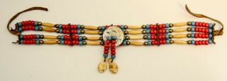 Native American Inspired Beaded Choker Vintage