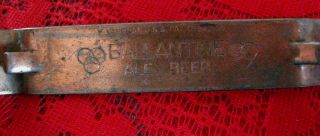 Ballantine Bottle opener 4 one is copper 1950 1958 1961 1963 Walden & Vaughn 3