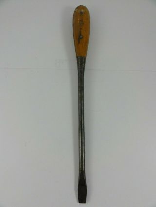 Vintage Irwin 11 " Perfect Handle Style Slotted Flat Tip Screwdriver Usa Tool