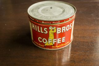 Vintage Coffee Can Hills Brothers