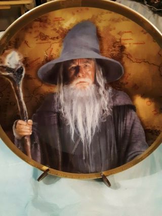 Lord Of The Rings Danbury Collector Plate " Gandalf " Wedgwood China