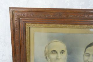 Antique 19th Century Victorian Charcoal Portrait Painting Frame Fits 20x16 2