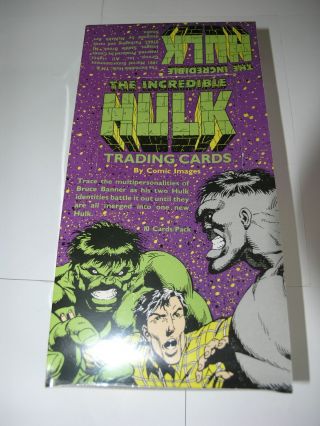 Incredible Hulk Comic Images Box Of Cards